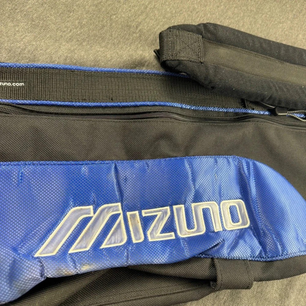 Mizuno Scratch Sac Golf Carry Bag Black Blue Lightweight Sunday Bag